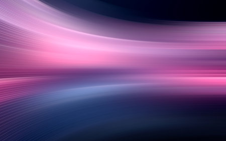 Abstract background with speed light effect. Blue pink purple wavy texture wallpaper. 3D renderingの写真素材
