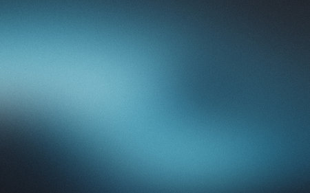 Abstract gradient background with blue grainy effect. Blurred texture with digital noise. 3D renderingの写真素材