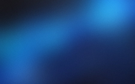Abstract gradient background with blue grainy effect. Blurred texture with digital noise. 3D renderingの写真素材