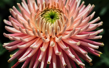 Pink chrysanthemum flower in the garden, stock photoの素材