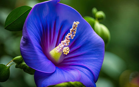 Hibiscus rosa-sinensis or Chinese morning glory flowerの素材