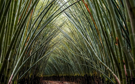 Bamboo forest, bamboo grove, bamboo forest, bamboo forestの素材