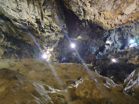 Inside the cave of Ialomita