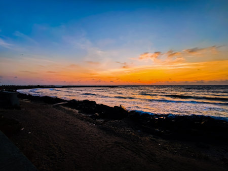 Early morning at the Black Sea