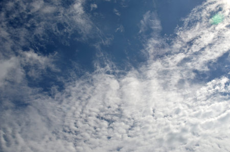 blue sky with clouds