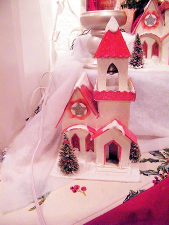 Gingerbread houses at Christmas timeの写真素材