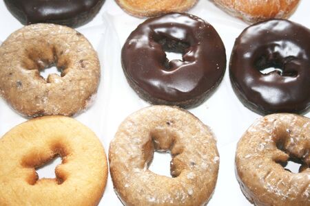 Assorted donutsの写真素材