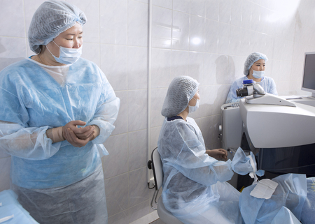 Laser surgery for vision correction and cataract removal