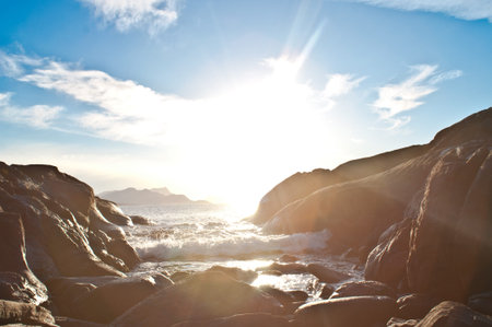 Shooted against the sun near Bodo, Norway