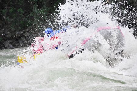 Rafting, extreme and fun sportの写真素材