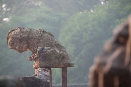 Ancient remainings of a temple.の写真素材