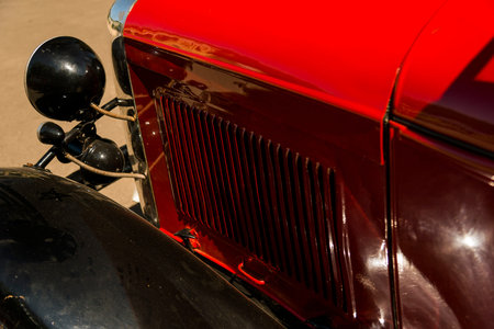 Lviv, Ukraine - June 12, 2015:Old retro car GAZ-A exhibited for participation in  festival Leopolis...