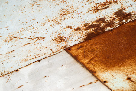 rusty metal surface and cracking texture.