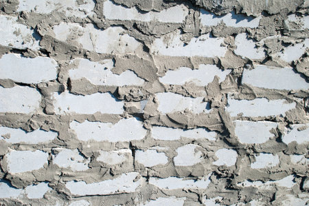 Brick texture with scratches and cracks.の写真素材