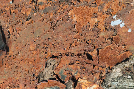 rusty metal surface and cracking texture.の写真素材