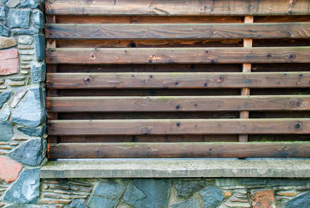 Background of wooden boards textureの写真素材
