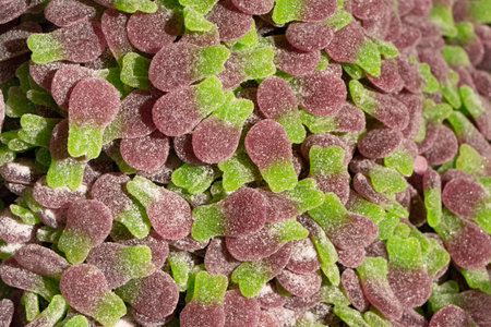 Candies with jelly and sugar. colorful array of different childs sweets and treats. Bright party...