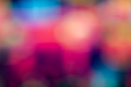 Abstract background of city street in bokeh3