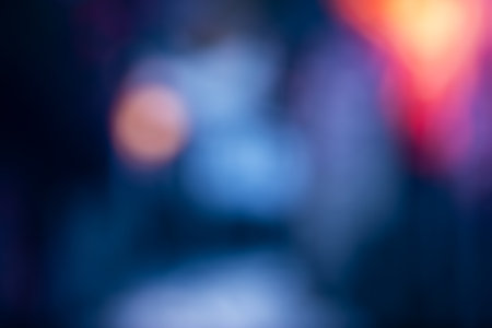 Abstract background of city street in bokeh3の写真素材