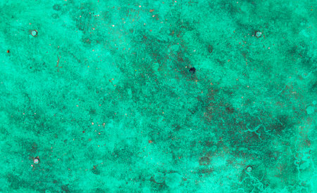 Blue rusty metal texture background close up.の写真素材