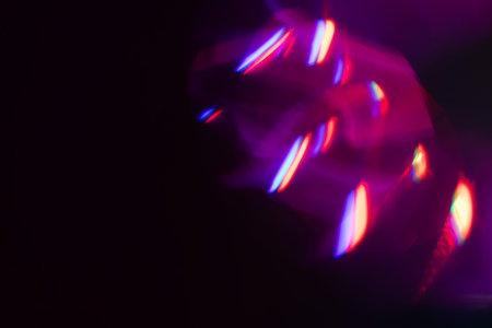 Soft rainbow light flares background or overlay,