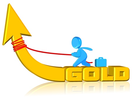 Positivity Business Three dimension style and High Quality Imageの写真素材