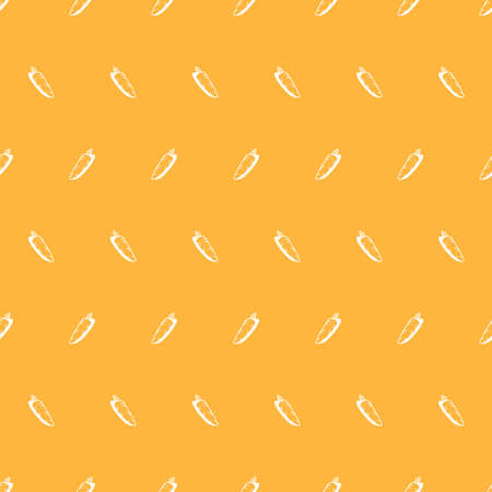 Carrot. Bicolor Seamless Pattern. Simple element.のイラスト素材