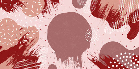 <p>Modern minimalism trendy pattern background. Background pattern, abstract colored shapes. vector background.</p>のイラスト素材