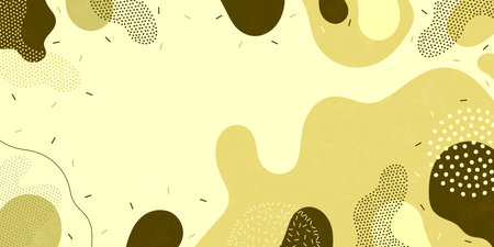 cute background. Background from abstract shapes and dots. vector background.のイラスト素材