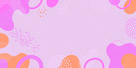 cute background. Background from abstract shapes and dots. vector background.