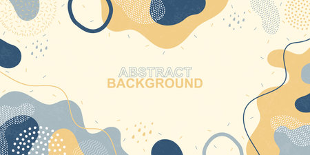 abstract background. Color wave template presentation design with color line and dots.のイラスト素材