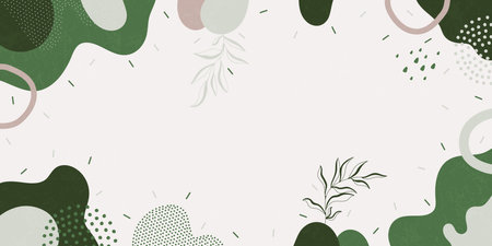 Background pattern, abstract colored shapes. Modern minimalism trendy pattern background. Vector background.のイラスト素材