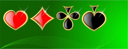 vector play card set 8のイラスト素材