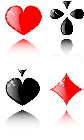 vector play card set 8のイラスト素材
