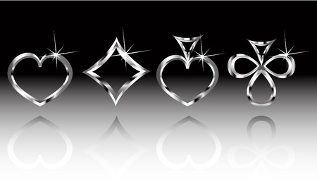 vector play card set 8のイラスト素材