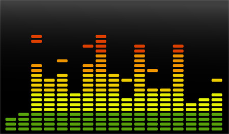 the vector  equalizer abstract backgroundのイラスト素材