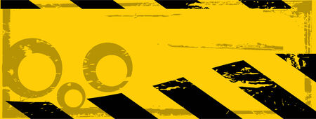 the vector dirty orange danger banner 8のイラスト素材