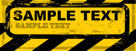 the vector dirty orange danger banner with textのイラスト素材