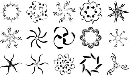 Set of patterns for design eps8のイラスト素材