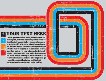 the vector retro grunge background 8のイラスト素材