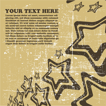 the vector retro grunge background のイラスト素材