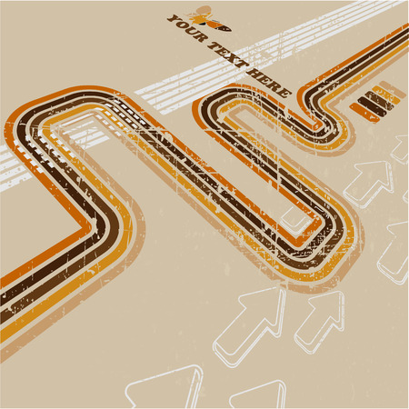 the vector retro grunge backgroundのイラスト素材