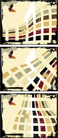 the vector retro grunge background のイラスト素材