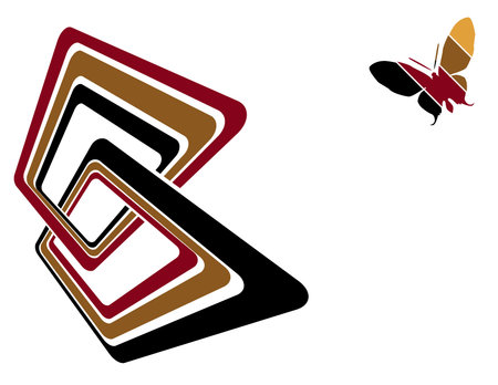 the vector retro background のイラスト素材