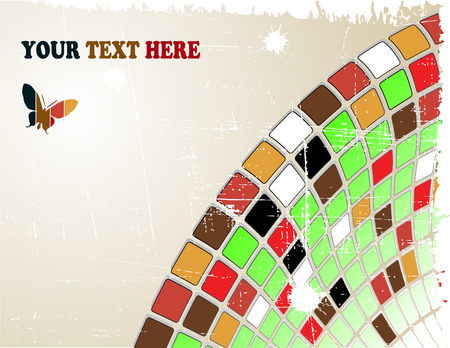 the grunge vector abstract background のイラスト素材