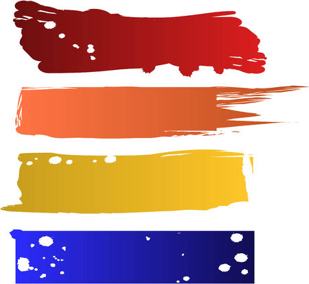 color banners setのイラスト素材