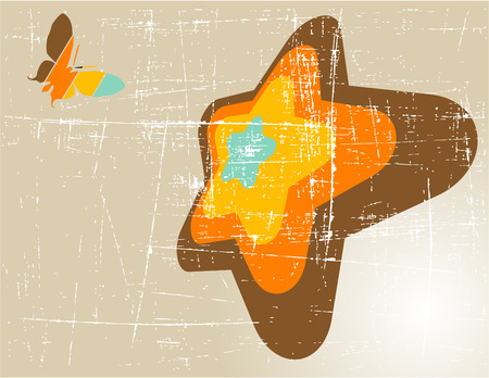 retro grunge backgroundのイラスト素材