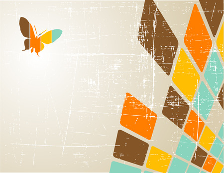  retro grunge backgroundのイラスト素材