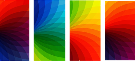 colorful banners setのイラスト素材