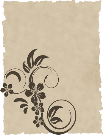 the old paper vector grunge backgroundのイラスト素材